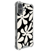 Casimoda iPhone 17 shockproof hoesje - Noir bloom