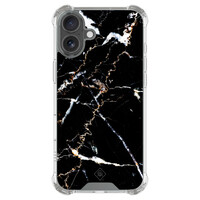 Casimoda iPhone 17 shockproof hoesje - Marmer zwart