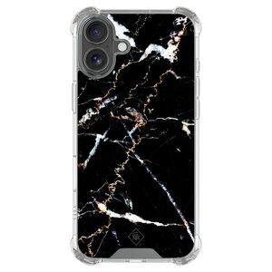 Casimoda iPhone 17 shockproof hoesje - Marmer zwart