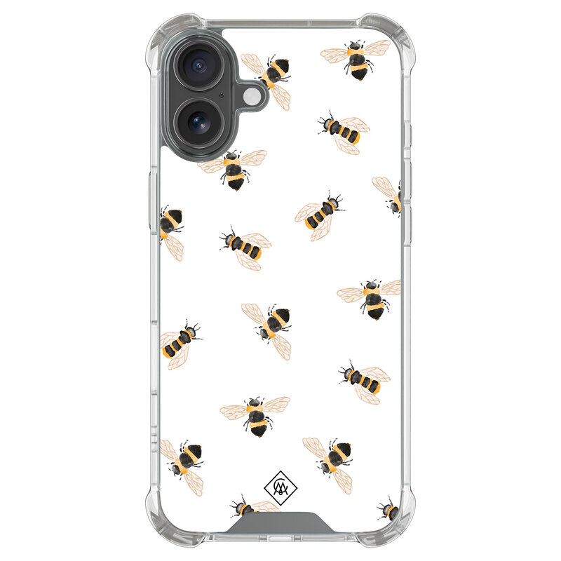 Casimoda iPhone 17 shockproof hoesje - Bee happy