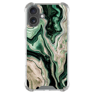 Casimoda iPhone 17 shockproof hoesje - Green waves