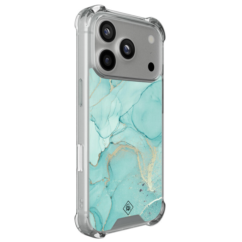 Casimoda iPhone 17 Pro shockproof hoesje - Touch of mint