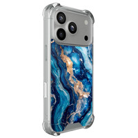 Casimoda iPhone 17 Pro shockproof hoesje - Ocean marble