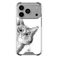 Casimoda iPhone 17 Pro shockproof hoesje - Kat kiekeboe