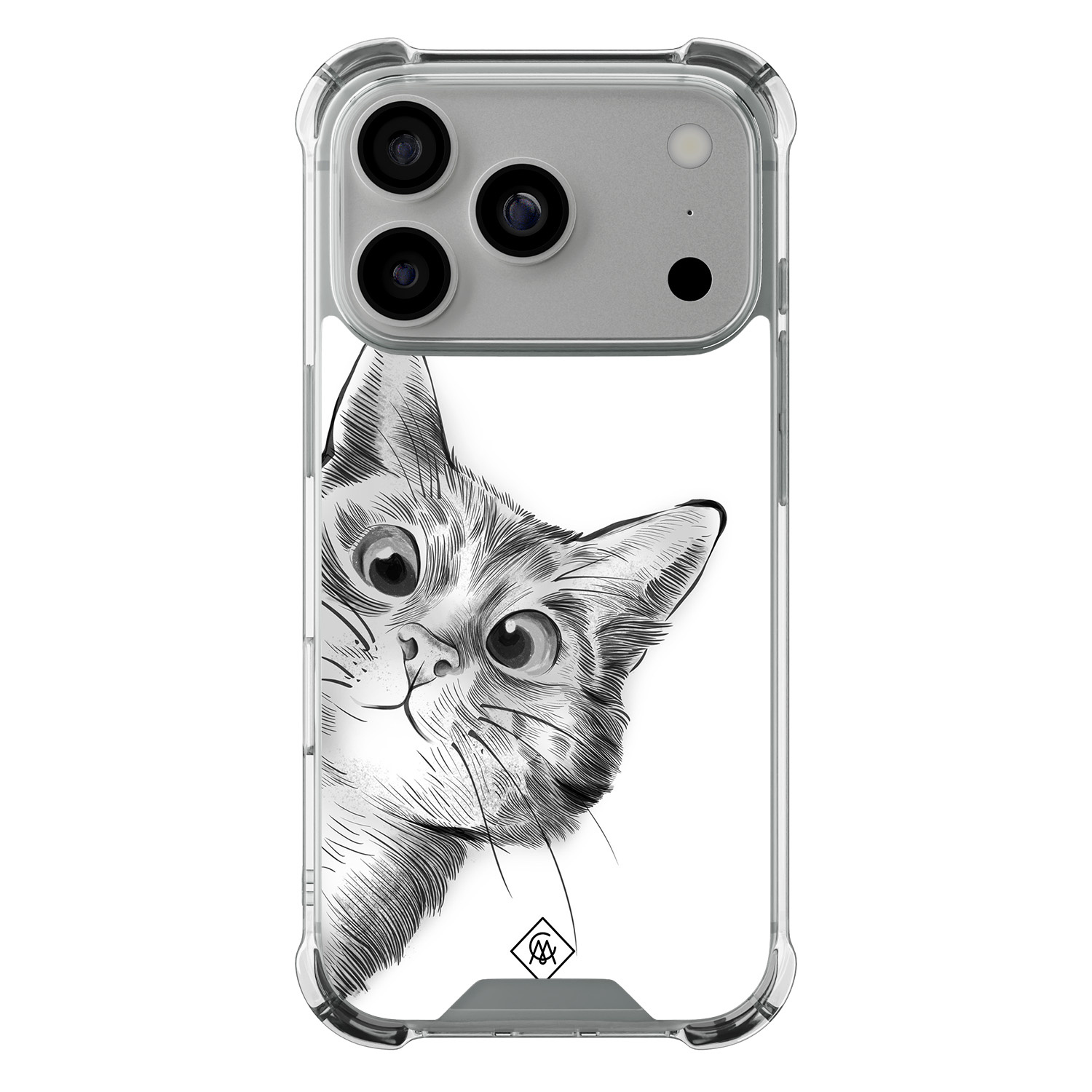 iPhone 17 Pro shockproof hoesje Kat kiekeboe