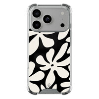 Casimoda iPhone 17 Pro shockproof hoesje - Noir bloom