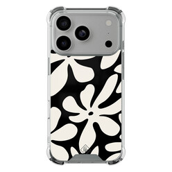 Casimoda iPhone 17 Pro shockproof hoesje - Noir bloom