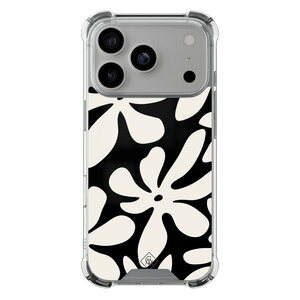 Casimoda iPhone 17 Pro shockproof hoesje - Noir bloom