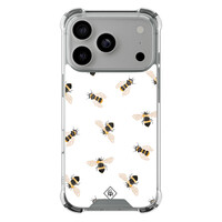 Casimoda iPhone 17 Pro shockproof hoesje - Bee happy