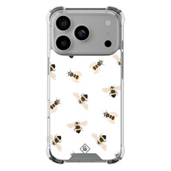 Casimoda iPhone 17 Pro shockproof hoesje - Bee happy