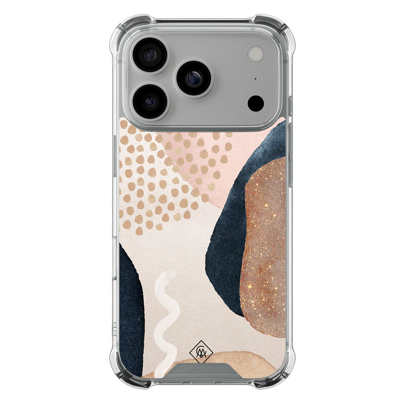 Casimoda iPhone 17 Pro shockproof hoesje - Abstract dots