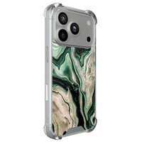 Casimoda iPhone 17 Pro shockproof hoesje - Green waves