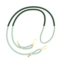 Casimoda iPhone 17 hoesje met groen koord - Kubus groen