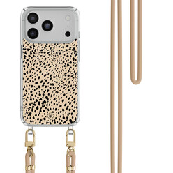 Casimoda iPhone 17 Pro Max hoesje met beige koord - Spot on
