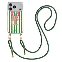 Casimoda iPhone 17 Pro Max hoesje met groen koord - Kreeft