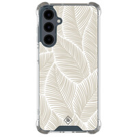 Casimoda Samsung Galaxy A17 shockproof hoesje - Palmy leaves beige