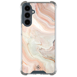 Casimoda Samsung Galaxy A17 shockproof hoesje - Marmer waves