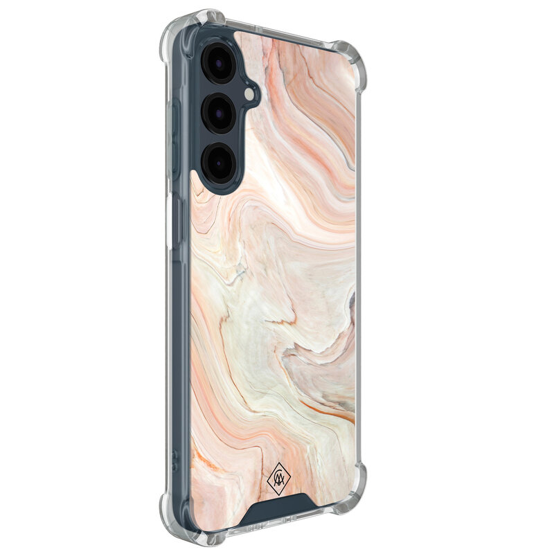 Casimoda Samsung Galaxy A17 shockproof hoesje - Marmer waves