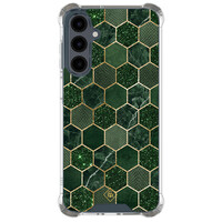 Casimoda Samsung Galaxy A17 shockproof hoesje - Kubus groen
