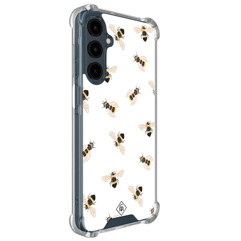 Casimoda Samsung Galaxy A17 shockproof hoesje - Bee happy