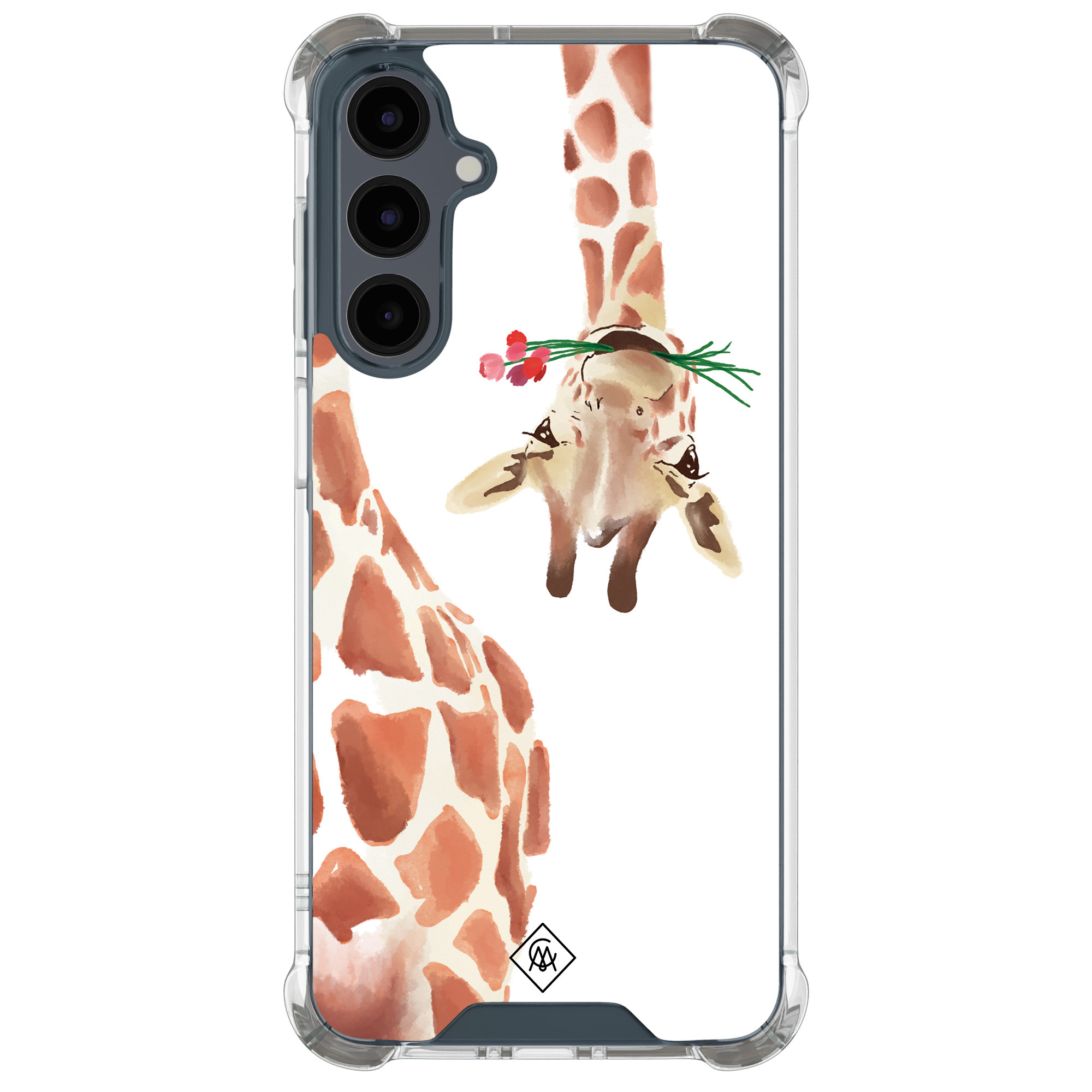 Samsung Galaxy A17 shockproof hoesje Giraffe