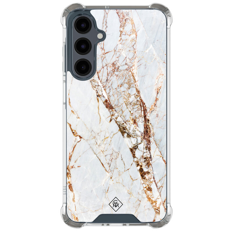 Casimoda Samsung Galaxy A17 shockproof hoesje - Marmer goud