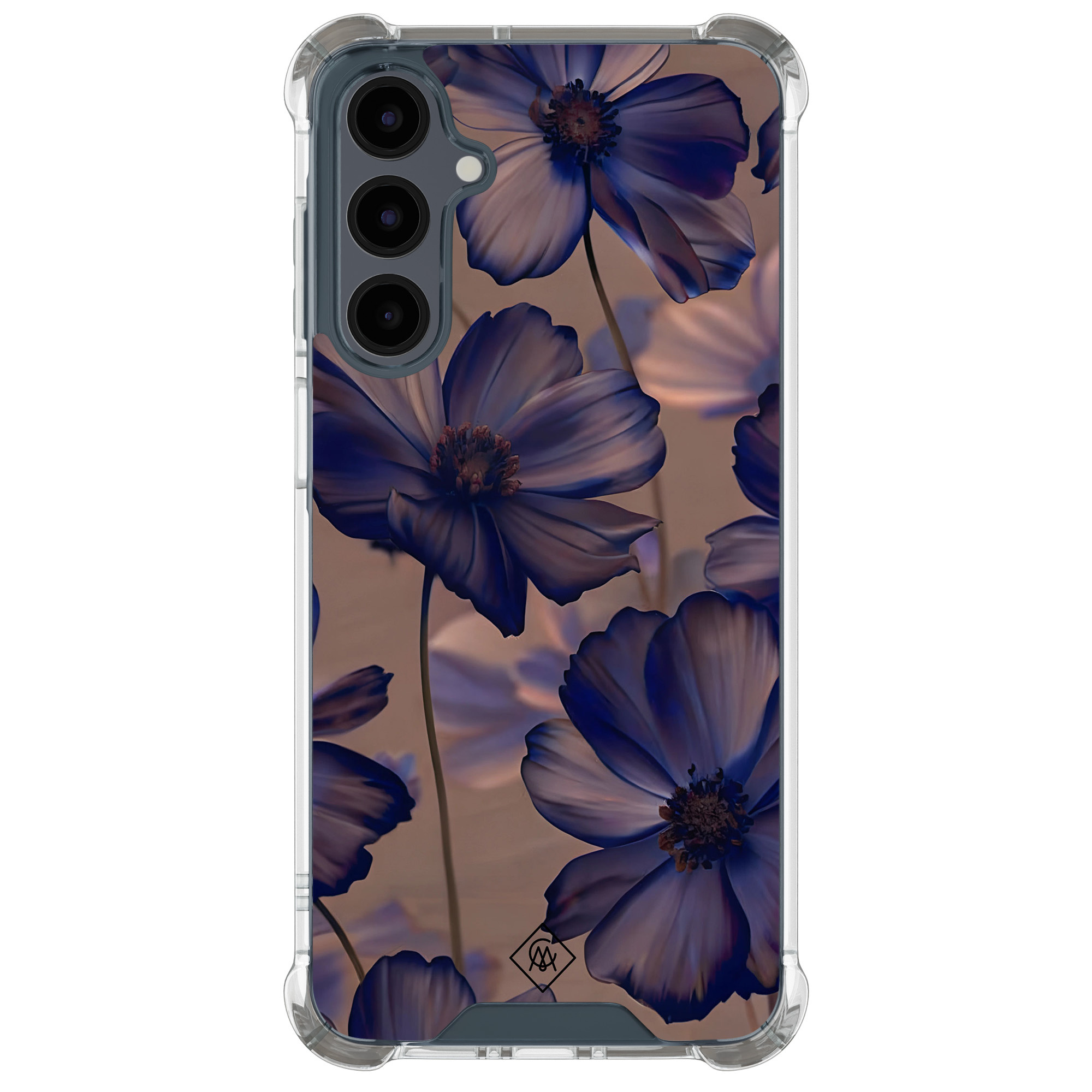 Samsung Galaxy A17 shockproof hoesje Twilight petals