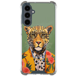 Casimoda Samsung Galaxy A17 shockproof hoesje - Luipaard hipster