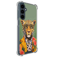 Casimoda Samsung Galaxy A17 shockproof hoesje - Luipaard hipster