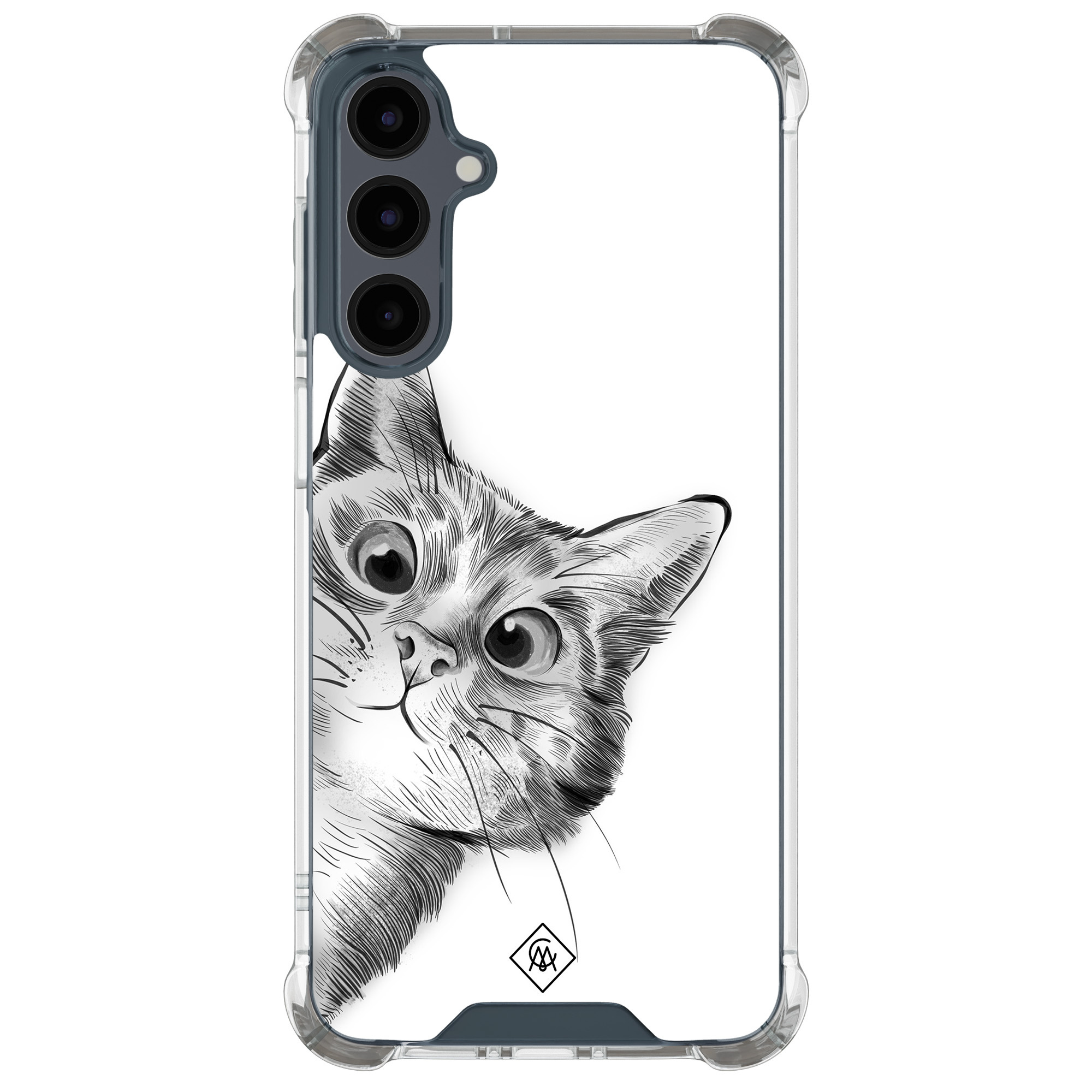 Samsung Galaxy A17 shockproof hoesje Kat kiekeboe