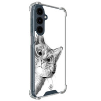 Casimoda Samsung Galaxy A17 shockproof hoesje - Kat kiekeboe