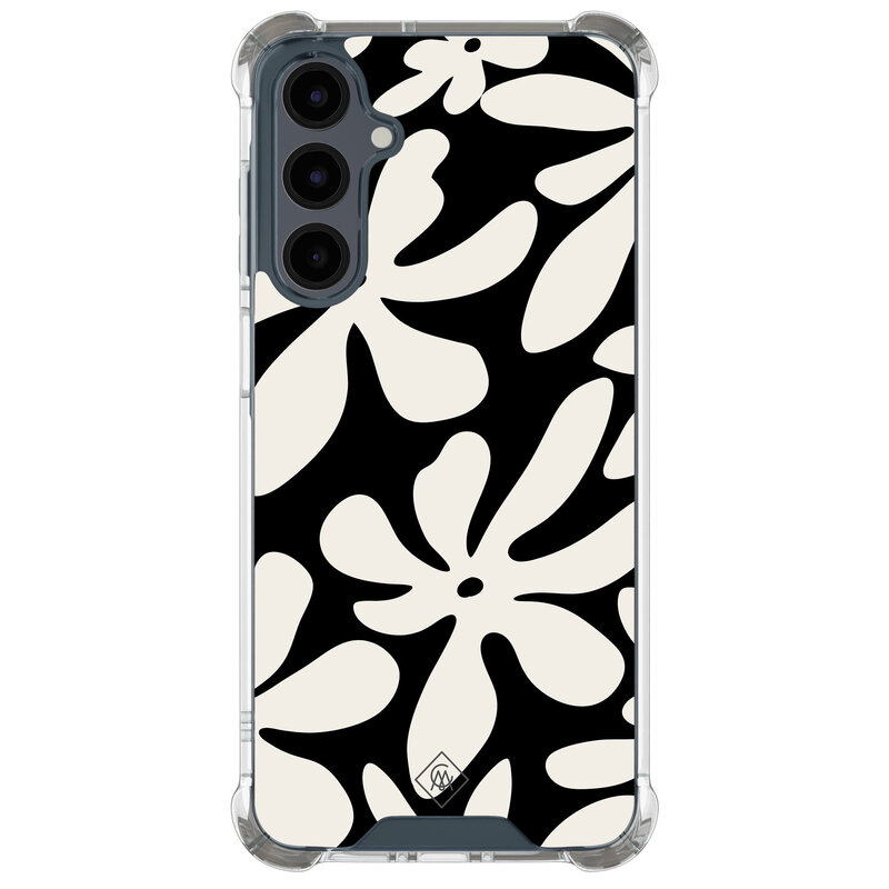 Casimoda Samsung Galaxy A17 shockproof hoesje - Noir bloom