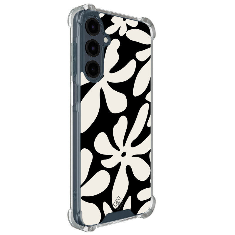 Casimoda Samsung Galaxy A17 shockproof hoesje - Noir bloom