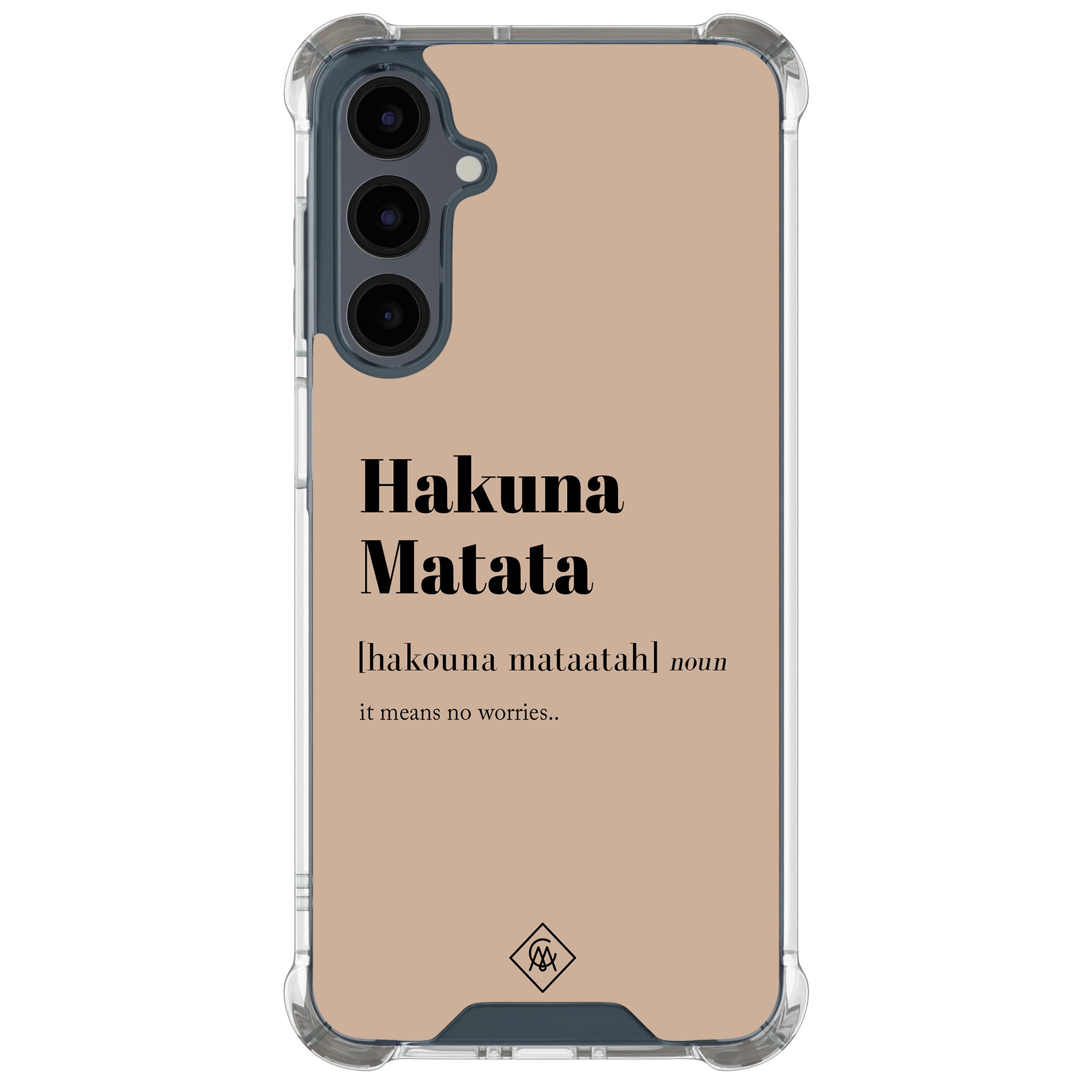 Samsung Galaxy A17 shockproof hoesje Hakuna matata