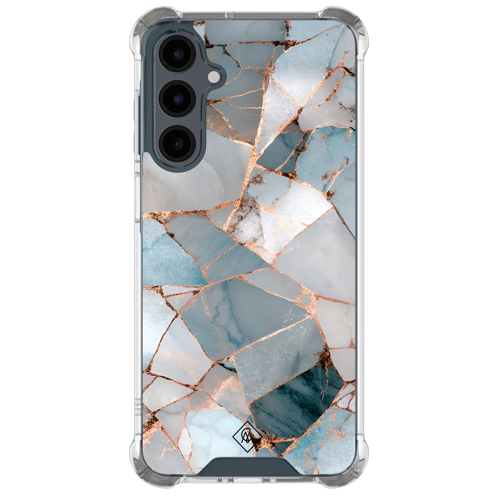 Samsung Galaxy A17 shockproof hoesje Azure Geo