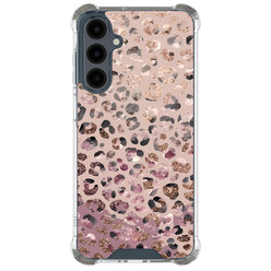 Casimoda Samsung Galaxy A17 shockproof hoesje - Rosé Leopard