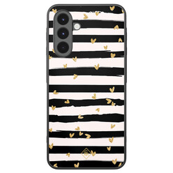 Casimoda Samsung Galaxy A17 hoesje - Hart streepjes