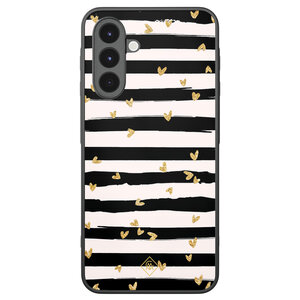 Casimoda Samsung Galaxy A17 hoesje - Hart streepjes