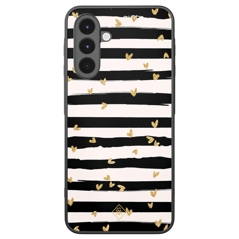Casimoda Samsung Galaxy A17 hoesje - Hart streepjes