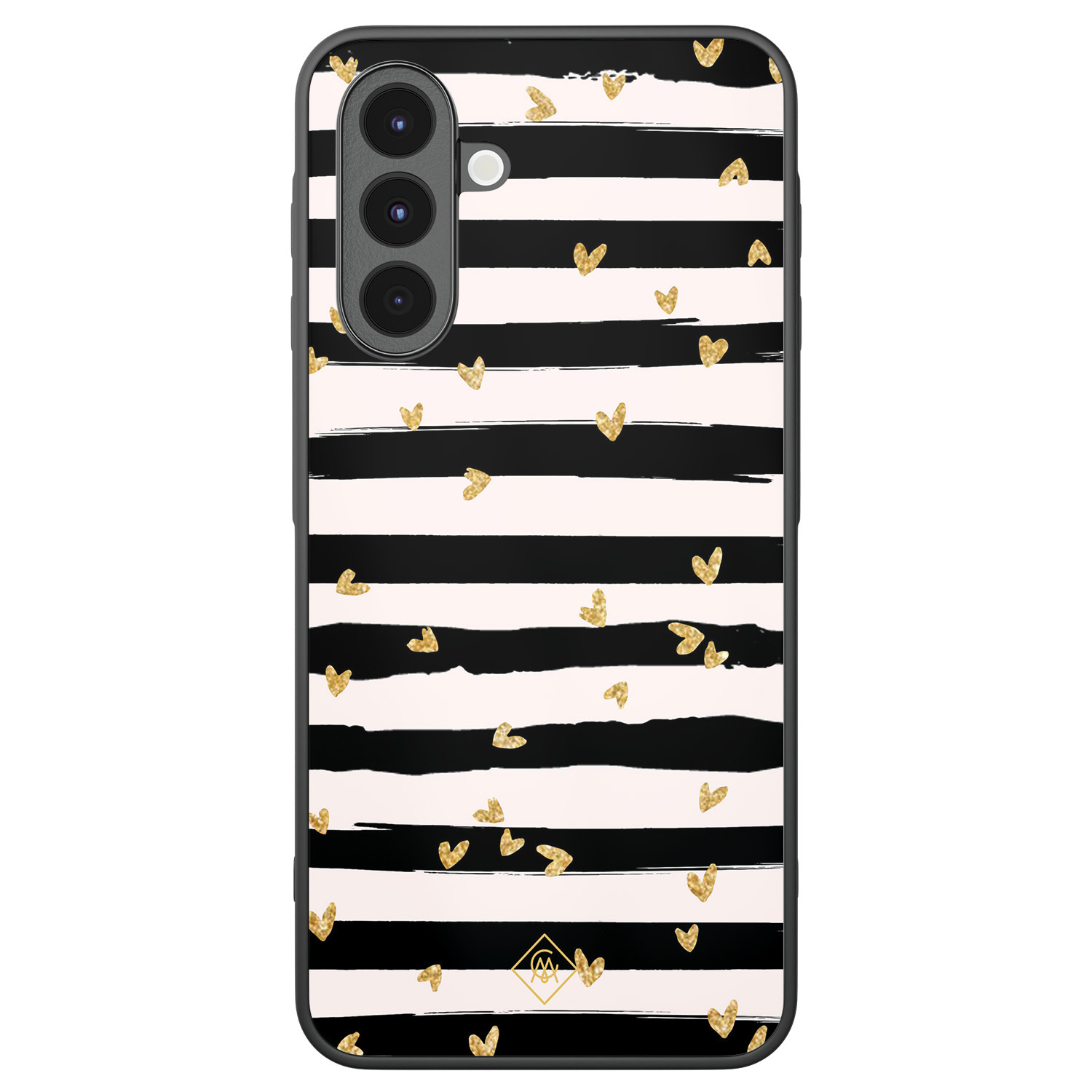 Samsung Galaxy A17 hoesje Hart streepjes
