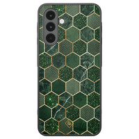 Casimoda Samsung Galaxy A17 hoesje - Kubus groen
