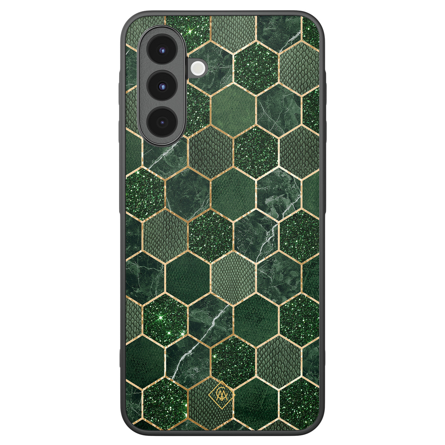 Samsung Galaxy A17 hoesje Kubus groen
