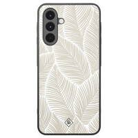 Casimoda Samsung Galaxy A17 hoesje - Palmy leaves beige