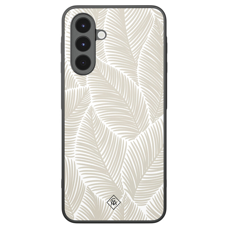 Casimoda Samsung Galaxy A17 hoesje - Palmy leaves beige