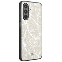 Casimoda Samsung Galaxy A17 hoesje - Palmy leaves beige