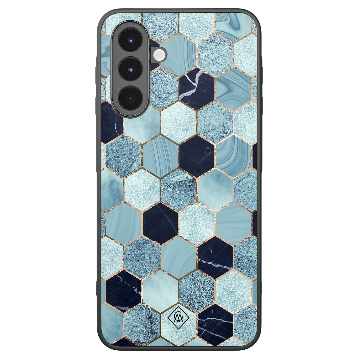 Samsung Galaxy A17 hoesje Blue cubes