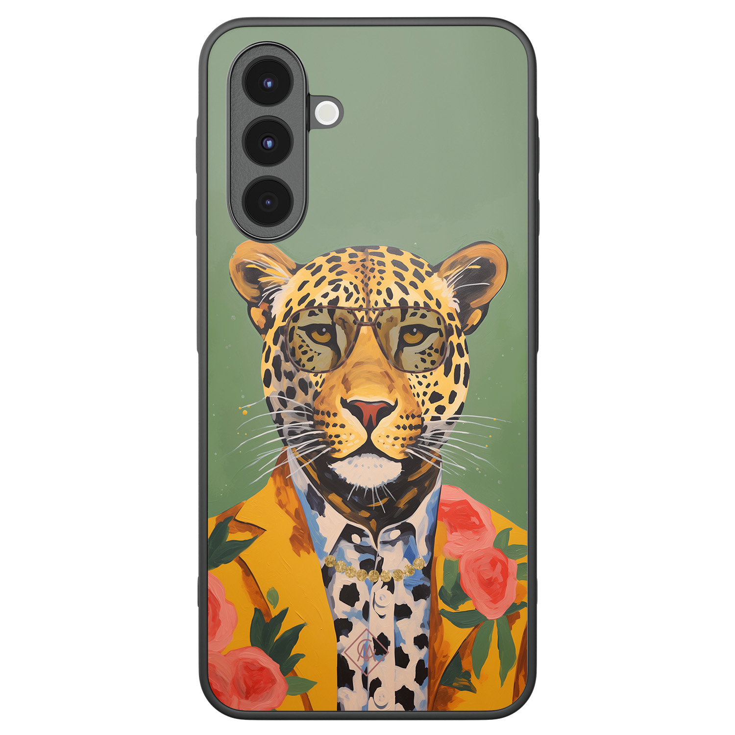 Samsung Galaxy A17 hoesje Luipaard hipster