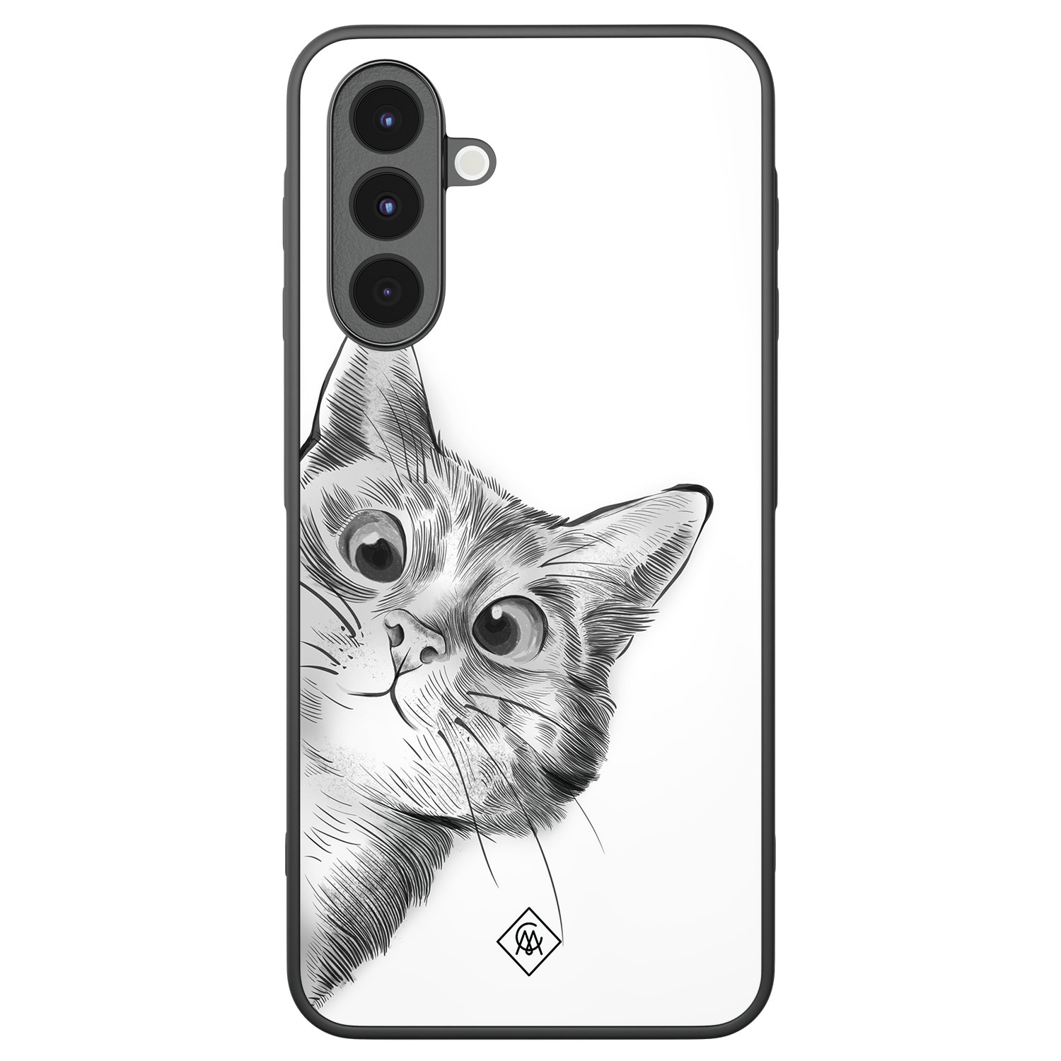 Samsung Galaxy A17 hoesje Peekaboo kat