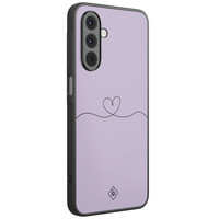 Casimoda Samsung Galaxy A17 hoesje - Hart lila