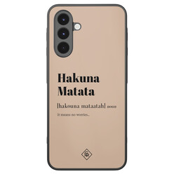 Casimoda Samsung Galaxy A17 hoesje - Hakuna matata